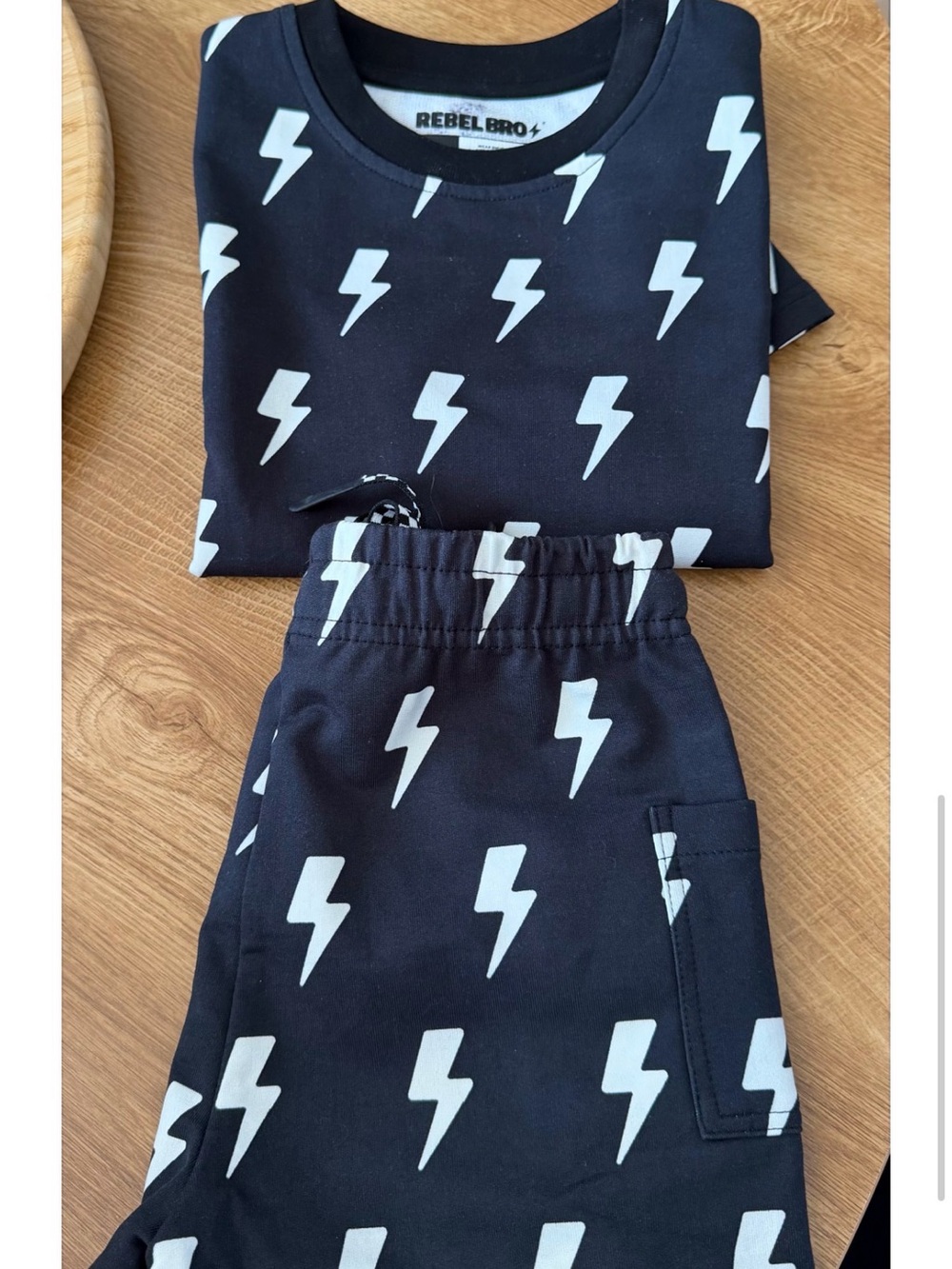 Rebel Bro matching short sleeve outfit set